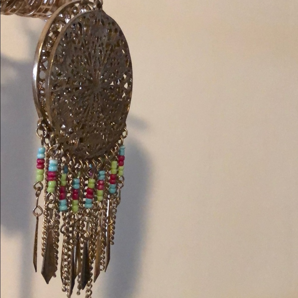 Dream catcher earrings